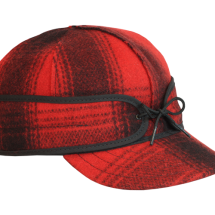 Stormy Kromer Original Red/Black Plaid Cap